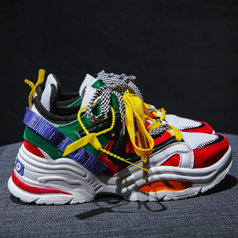 2019 New Fashion Chunky Sneakers Women Shoes multicolor Lace Up Casual Dad Sneakers Platform Thick Sole chaussures femme
2019 New Fashion Chunky Sneakers Women Shoes multicolor Lace Up Casual Dad Sneakers Platform Thick Sole chaussures femme