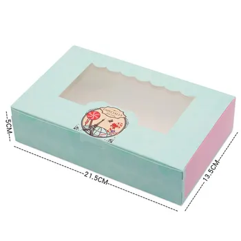 10pcs Cookie Box Gift Box Packaging Paper Carton Baking Food Packing Box Moon cake Macarons Box Party Supplies 13.5x7x5cm
10pcs Cookie Box Gift Box Packaging Paper Carton Baking Food Packing Box Moon cake Macarons Box Party Supplies 13.5x7x5cm