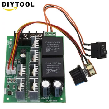 Motor Controller DC 10-50V 12/24/48V 60A PWM DC Motor Speed Controller CW CCW Reversible Switch
Motor Controller DC 10-50V 12/24/48V 60A PWM DC Motor Speed Controller CW CCW Reversible Switch