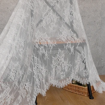 3 meters length ne'w black white soft Eyelash lace fabric.Wedding dress, sewing fabric 1.5M width DIY home decoration fabric
3 meters length ne'w black white soft Eyelash lace fabric.Wedding dress, sewing fabric 1.5M width DIY home decoration fabric