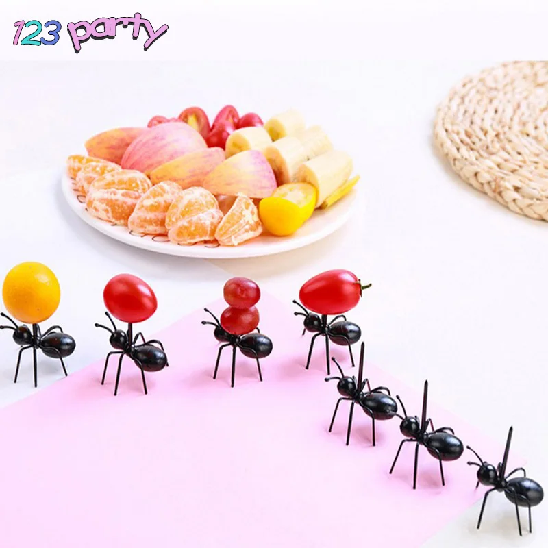 12pcs/set Fruit Fork Reusable Ant Fruit Fork Tableware Multiple Use Snack Cake Dessert Forks For Party Tableware
12pcs/set Fruit Fork Reusable Ant Fruit Fork Tableware Multiple Use Snack Cake Dessert Forks For Party Tableware