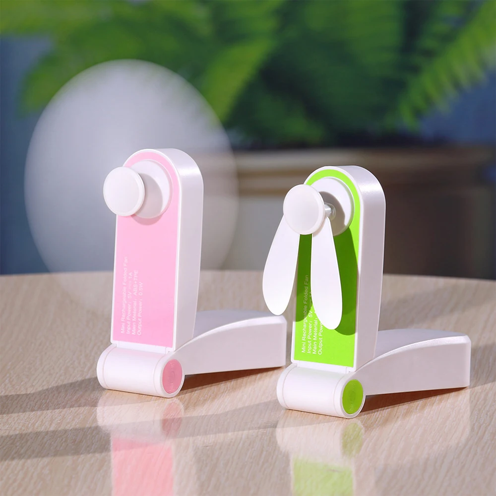 Portable Mini Fan Foldable Adjustable 2 Wind Speed Handheld Personal USB Rechargeable Fans Built-in Lithium Battery
Portable Mini Fan Foldable Adjustable 2 Wind Speed Handheld Personal USB Rechargeable Fans Built-in Lithium Battery
