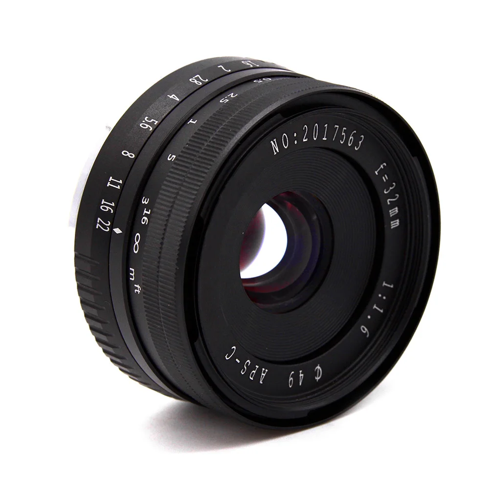 New 32mm F1.6 Aperture Manual Prime Fixed Lens APS-C for Sony E-Mount Digital Mirrorless Cameras NEX 3 NEX 6 7 A6500
New 32mm F1.6 Aperture Manual Prime Fixed Lens APS-C for Sony E-Mount Digital Mirrorless Cameras NEX 3 NEX 6 7 A6500
