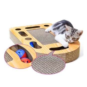 Cat Toys Bell Balls Cat Paw Interactive Grinder Pad Toys Cardboard Scratching Post For Cat scratch board C10
Cat Toys Bell Balls Cat Paw Interactive Grinder Pad Toys Cardboard Scratching Post For Cat scratch board C10
