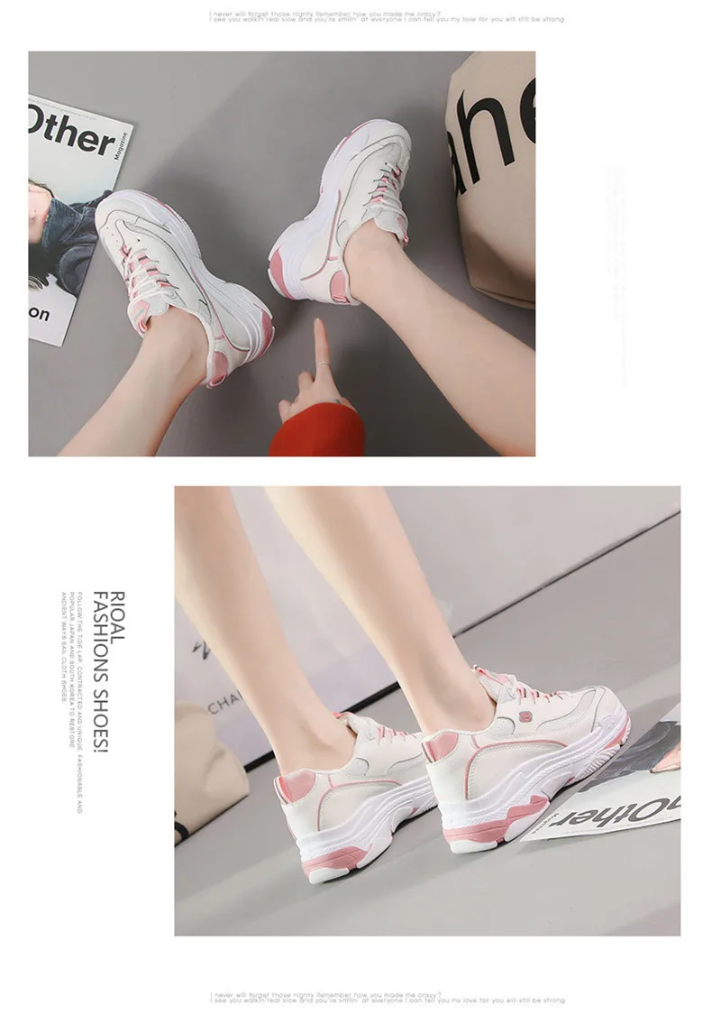 2019 Spring New Women Harajuku Sneakers INS Super Fire Ladies Flat Platform Shoes Korean Summer Female Students Old Ulzzang Shoe (8)