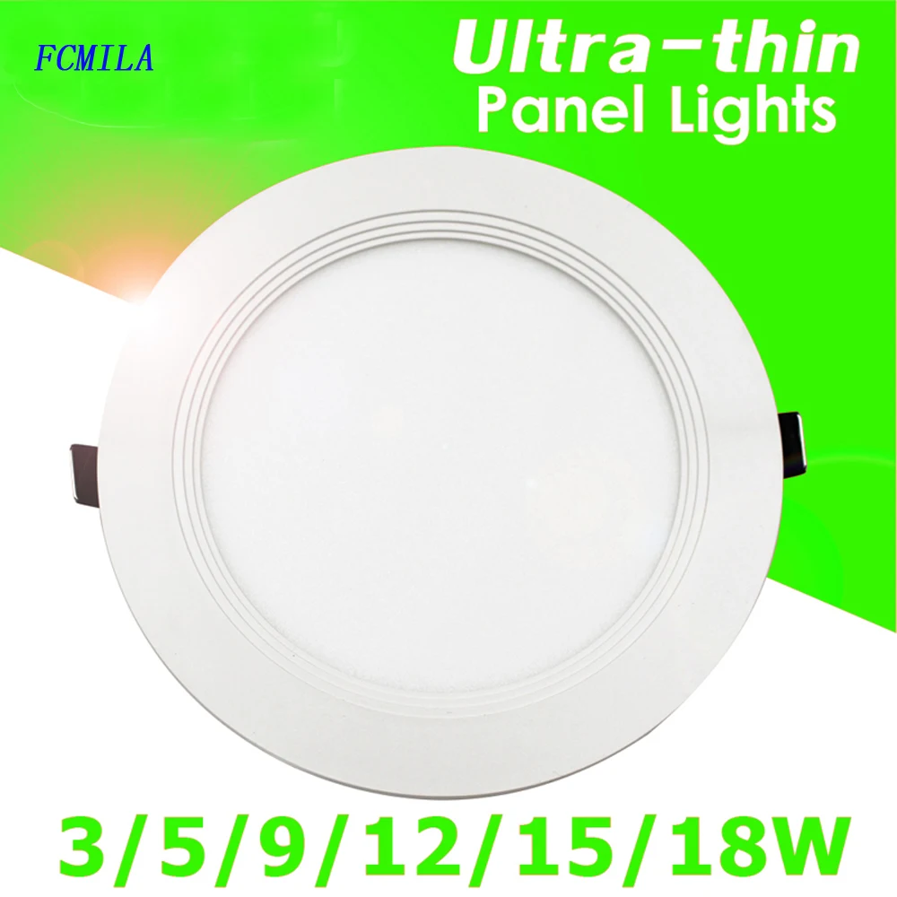LED Lamps Ceiling Lights AC220V Round Panel Ultrathin 3/5/ 7 /9/12/15/18 W White ,Warm White for Home or Living room
LED Lamps Ceiling Lights AC220V Round Panel Ultrathin 3/5/ 7 /9/12/15/18 W White ,Warm White for Home or Living room