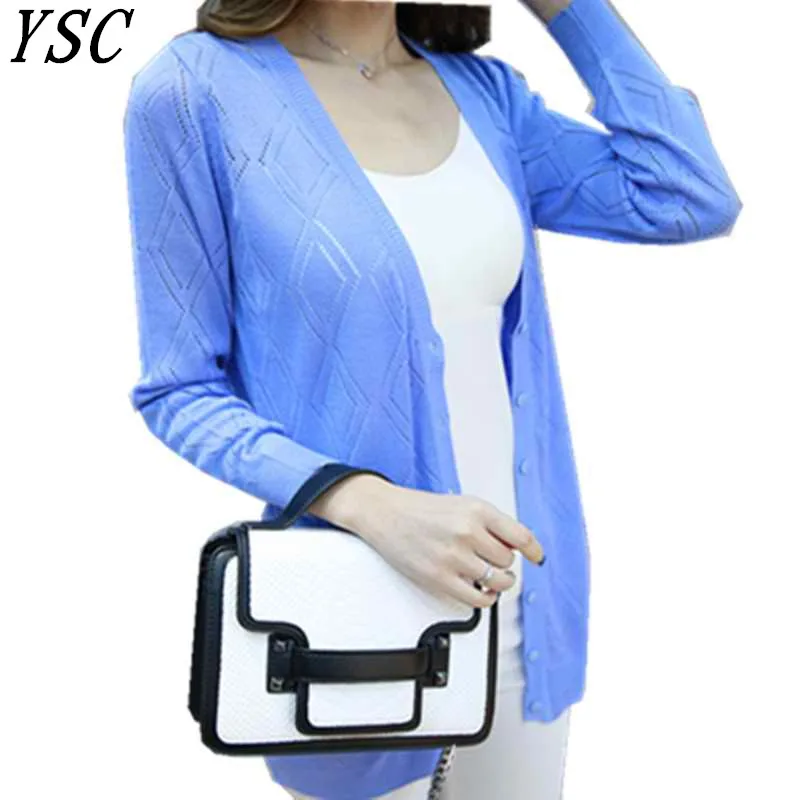 YUNSHUCLOSET 2017 summer hot sales of fashion knit long cashmere cardigan solid color one of six colors of genuine goods free sh
YUNSHUCLOSET 2017 summer hot sales of fashion knit long cashmere cardigan solid color one of six colors of genuine goods free sh