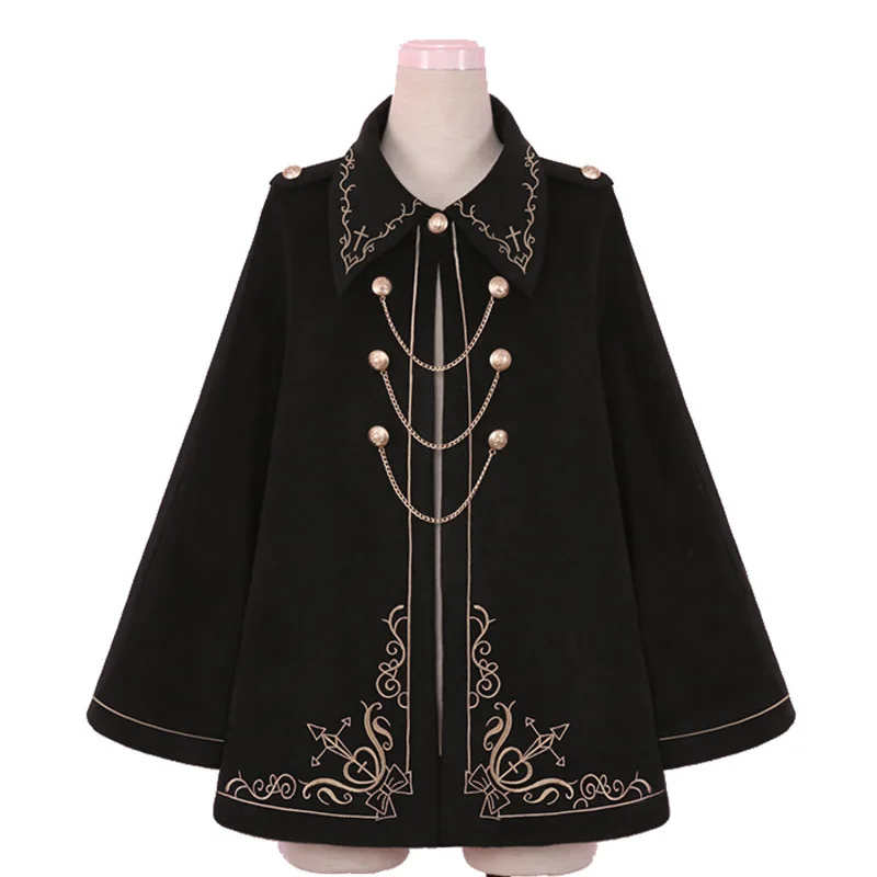 Free Shipping 2019 New Japanese Soft Sister Cool Cos Role Cape Coat Lapels Night Earl Handsome Embroidery For Dovetail Cloth
Free Shipping 2019 New Japanese Soft Sister Cool Cos Role Cape Coat Lapels Night Earl Handsome Embroidery For Dovetail Cloth