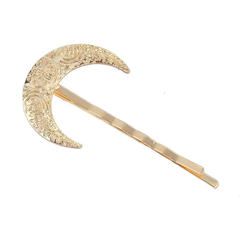 Women Girl Vintage Wavy Bobby Pins Textured Crescent Shaped Side Bangs Hair Clips Metal Alloy New Moon Elegant One Word Barrette
Women Girl Vintage Wavy Bobby Pins Textured Crescent Shaped Side Bangs Hair Clips Metal Alloy New Moon Elegant One Word Barrette
