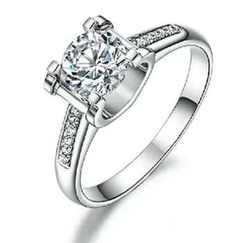 Popular in Europe Jewelry Test Positive Ring Engagement Ring Moissanite 1CT Anniversary Female Ring Moissanite White Gold Ring
Popular in Europe Jewelry Test Positive Ring Engagement Ring Moissanite 1CT Anniversary Female Ring Moissanite White Gold Ring