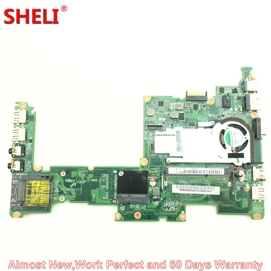 SHELI For Acer Aspire One D270 Series Laptop Motherboard Netbook ZE7 MBSGA06002 MB.SGA06.002 DA0ZE7MB6D0 Atom N2600 Work Perfect
SHELI For Acer Aspire One D270 Series Laptop Motherboard Netbook ZE7 MBSGA06002 MB.SGA06.002 DA0ZE7MB6D0 Atom N2600 Work Perfect