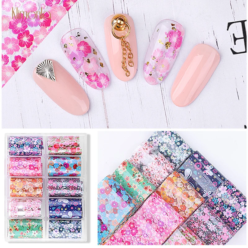 1 Box 10 Grids Colorful Flower Nail Foil DIY Nail Art Tips Transfer Stickers Laser Shiny Starry Sky Paper Decals Nail Design
1 Box 10 Grids Colorful Flower Nail Foil DIY Nail Art Tips Transfer Stickers Laser Shiny Starry Sky Paper Decals Nail Design