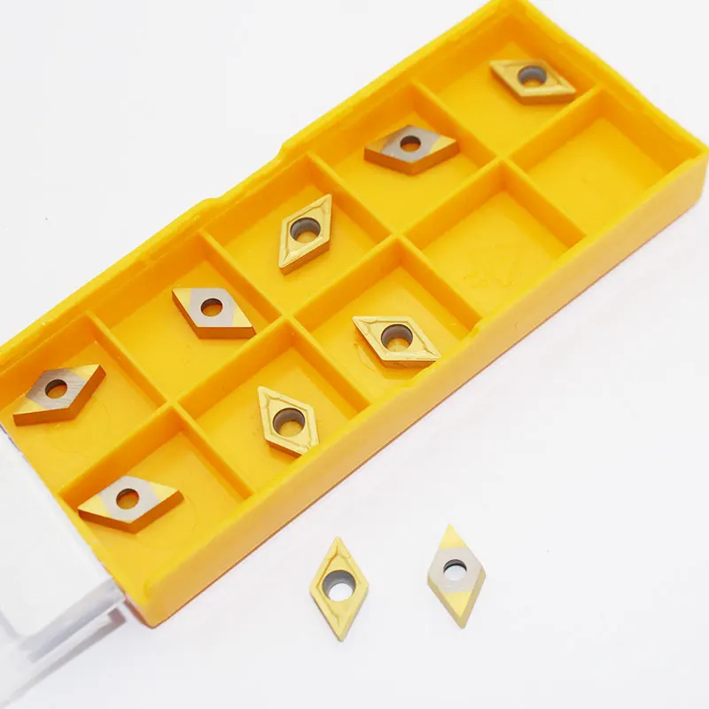 10pcs DCMT070204 UE6020 Insert 10pcs Carbide Indexable Inserts Internal Turning Tool Turning CNC Lathe Knife Blades for steel
10pcs DCMT070204 UE6020 Insert 10pcs Carbide Indexable Inserts Internal Turning Tool Turning CNC Lathe Knife Blades for steel