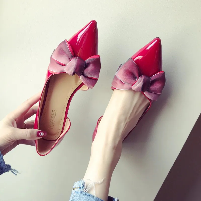 sweet lace bow ballet flats women pointed toe japanned leather flat summer shoes woman bowtie wedding/party shoes loafers
sweet lace bow ballet flats women pointed toe japanned leather flat summer shoes woman bowtie wedding/party shoes loafers