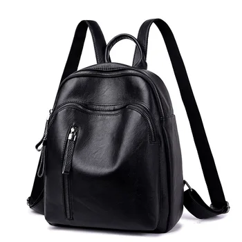 Women;s Backpack Leather Women Bags Small College Daypack School Bags For Teenagers Girls Casual Preppy Black Backpacks Rucksack
Women;s Backpack Leather Women Bags Small College Daypack School Bags For Teenagers Girls Casual Preppy Black Backpacks Rucksack