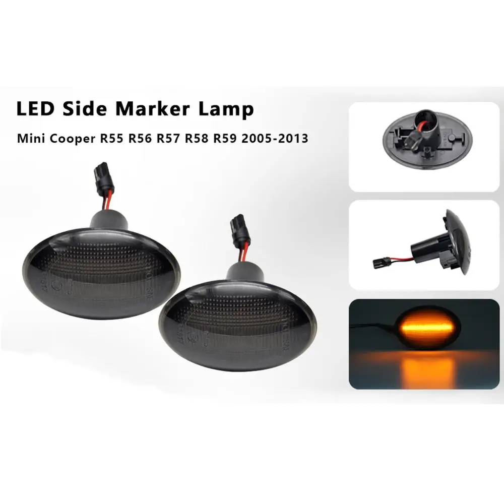 2PCS MINI LED Side Marker Light Lamp For Mini Cooper R56 R55 R57 R58 R59 White Amber
2PCS MINI LED Side Marker Light Lamp For Mini Cooper R56 R55 R57 R58 R59 White Amber