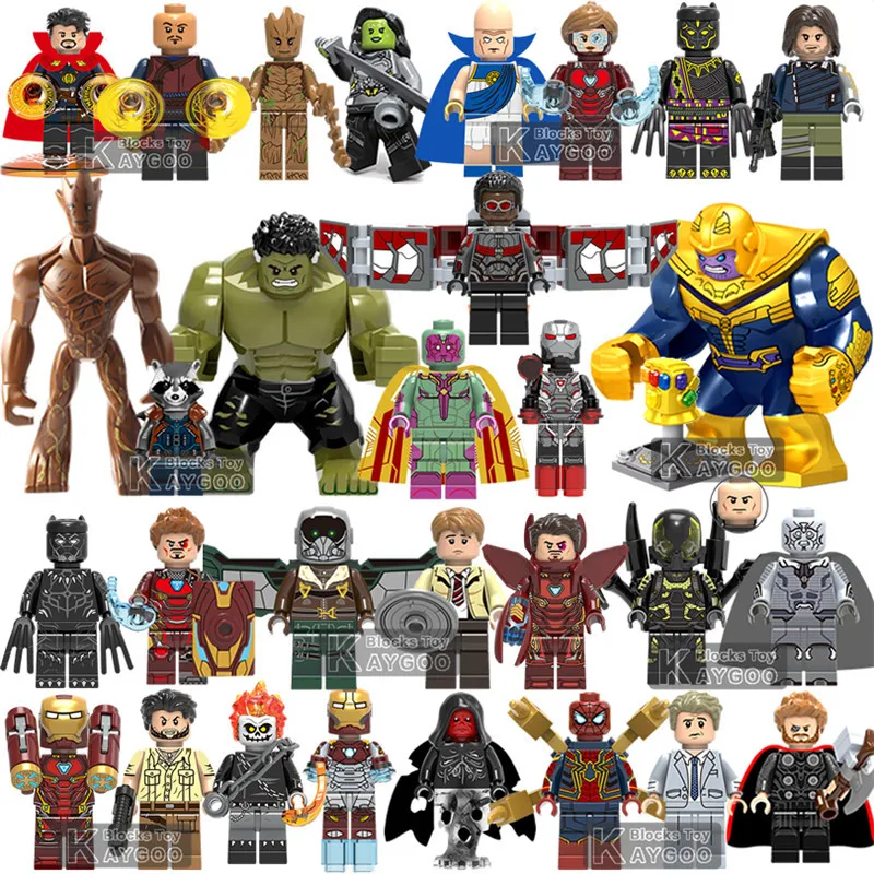 Marvel Compatible legoings Avengers Super Heroes Infinity War Thanos Gauntlet Thor Iron Spider Man Building Blocks Toys Figures
Marvel Compatible legoings Avengers Super Heroes Infinity War Thanos Gauntlet Thor Iron Spider Man Building Blocks Toys Figures