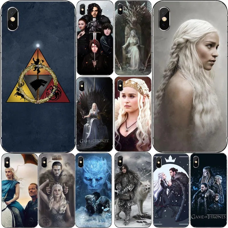 Jogo Tronos Daenerys Dragao Jon Snow tyrion lannister Caso Soft TPU Phone Fundas para o iphone 8 plus 7 6 Mais 5 Mais 4 X Max XR
Jogo Tronos Daenerys Dragao Jon Snow tyrion lannister Caso Soft TPU Phone Fundas para o iphone 8 plus 7 6 Mais 5 Mais 4 X Max XR