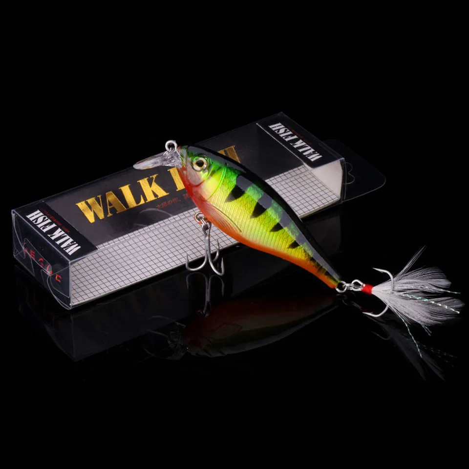 WALK FISH 8 5 см 12 г гольян рыболовная приманка жесткая искусственная 3D воблеры с
