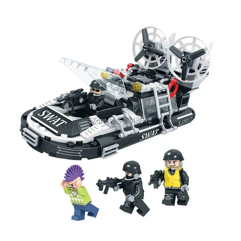 Winner 7017 282Pcs City Special Police Series hovercraft Building Blocks Educational Toys Bricks For Children Holiday Gifts
Winner 7017 282Pcs City Special Police Series hovercraft Building Blocks Educational Toys Bricks For Children Holiday Gifts