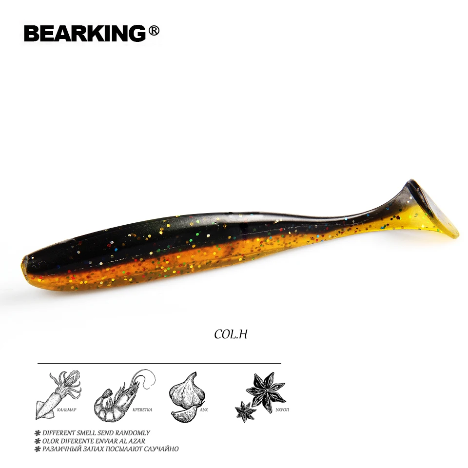 2019 BEARKING Easy Shiner 75mm 2g 16pcs/bag Fishing Lures soft lure Artificial Bait Predator Tackle JERKBAIT for pike and bass
2019 BEARKING Easy Shiner 75mm 2g 16pcs/bag Fishing Lures soft lure Artificial Bait Predator Tackle JERKBAIT for pike and bass