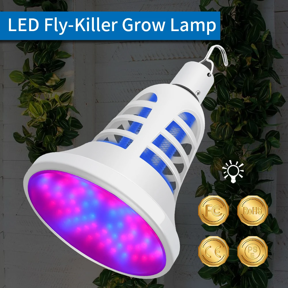 WENNI USB LED Light Plants Anti Insect Lamp 220V E27 Grow LED Full Spectrum Mosquito Trap Killer Bulb 5V Bug Zapper Light 110V
WENNI USB LED Light Plants Anti Insect Lamp 220V E27 Grow LED Full Spectrum Mosquito Trap Killer Bulb 5V Bug Zapper Light 110V