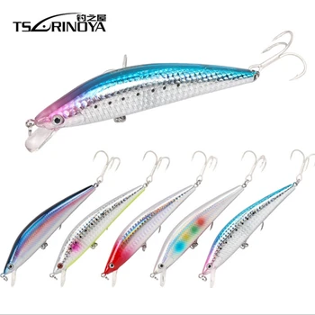 TSURINOYA 1pcs Sinking minnow Fishing Lure 11.5cm/25g 5colors depth 1.2m Sea bass Blackbass Far distance throwing
TSURINOYA 1pcs Sinking minnow Fishing Lure 11.5cm/25g 5colors depth 1.2m Sea bass Blackbass Far distance throwing