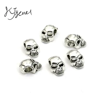 1000pcs Tibetan Silver Plated Skull Beads fit European Charms Bracelet Jewelry DIY Jewelry Findings Accessories 12x8mm
1000pcs Tibetan Silver Plated Skull Beads fit European Charms Bracelet Jewelry DIY Jewelry Findings Accessories 12x8mm