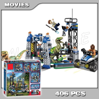 406Pcs Jurassic World Park Raptor Escape High-speed Offroader Charlie Echo Model Building Blocks Toy Bricks Compatible with Lago
406Pcs Jurassic World Park Raptor Escape High-speed Offroader Charlie Echo Model Building Blocks Toy Bricks Compatible with Lago