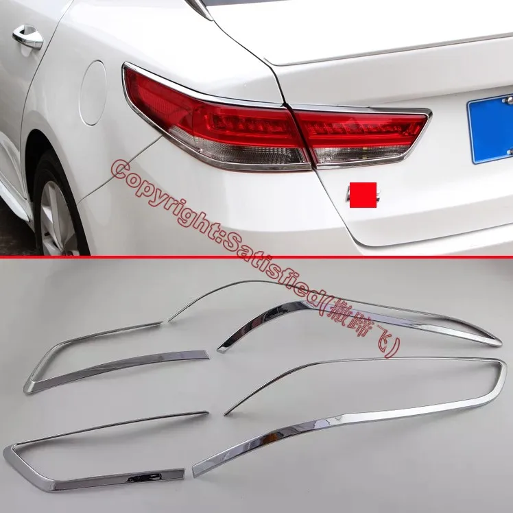 ABS Chrome Tail Light lamp Cover Trim For KIA K5 Optima 2016 2017 Car Accessories Stickers
ABS Chrome Tail Light lamp Cover Trim For KIA K5 Optima 2016 2017 Car Accessories Stickers