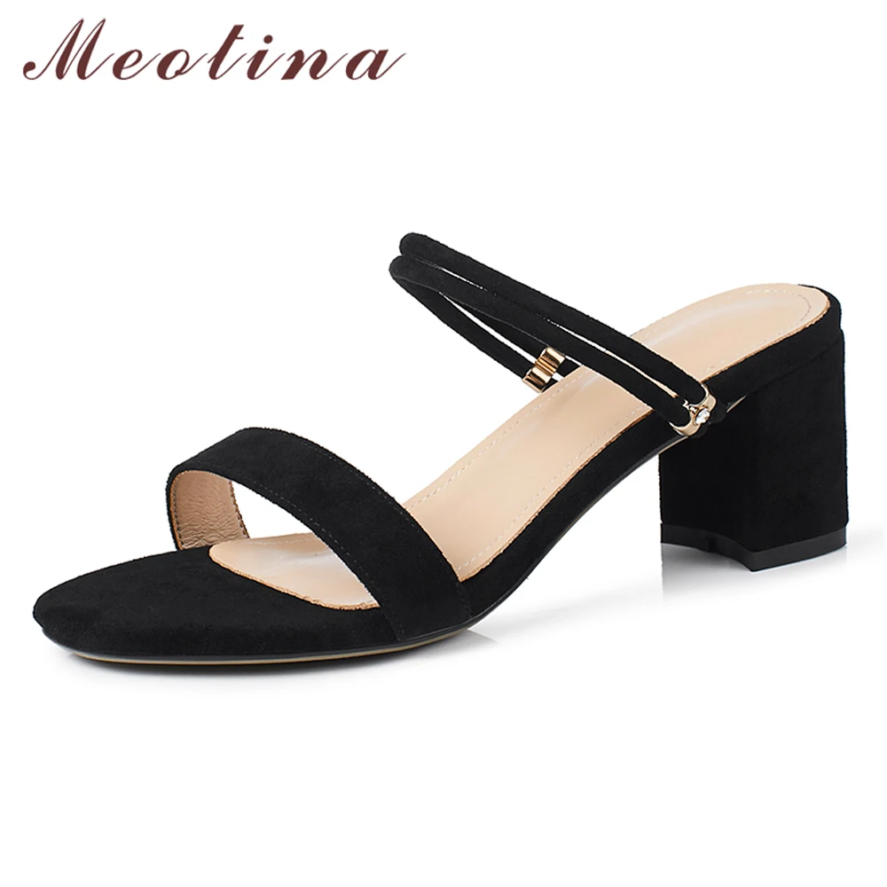 Meotina Women Shoes Summer Sandals Fashion Block High Heels Shoes Crystal Open Toe Slides Ladies Sandals Yellow Plus Size 33-43
Meotina Women Shoes Summer Sandals Fashion Block High Heels Shoes Crystal Open Toe Slides Ladies Sandals Yellow Plus Size 33-43