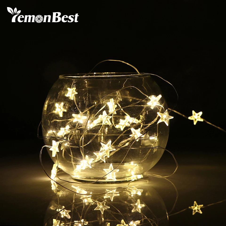 2/3M String LED Lights Decoration Fairy Light Battery Operated Waterproof Star Copper Wire Lamp Indoor Outdoor Christmas Wedding
2/3M String LED Lights Decoration Fairy Light Battery Operated Waterproof Star Copper Wire Lamp Indoor Outdoor Christmas Wedding