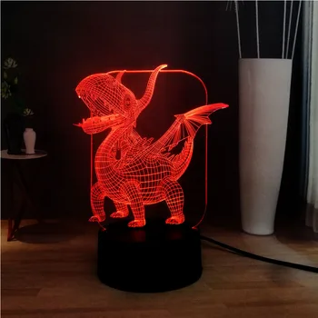 Illusion 3D Animal Cute Little Pterosaur Dragon Novel Lava LED RGB Bedroom Dec USB Base Desk Night Mood Light Holiday Gift Kid
Illusion 3D Animal Cute Little Pterosaur Dragon Novel Lava LED RGB Bedroom Dec USB Base Desk Night Mood Light Holiday Gift Kid