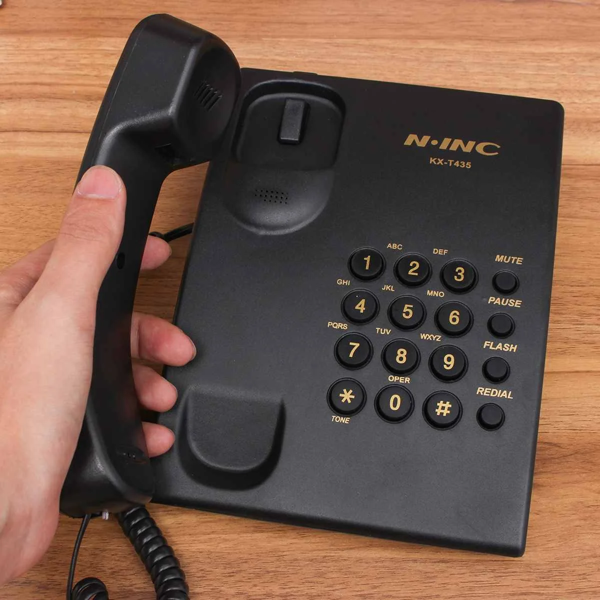 Black Desk telefone Corded Telephone Phone Landline LCD Display Caller ID Volume Adjustable Calculator Alarm Clock for Home
Black Desk telefone Corded Telephone Phone Landline LCD Display Caller ID Volume Adjustable Calculator Alarm Clock for Home