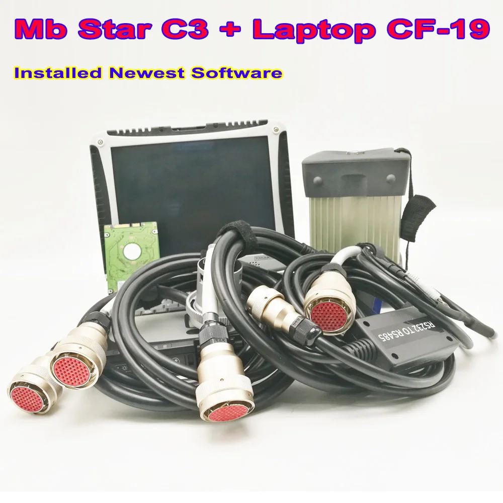 Best Quality mb star c3 diagnosis With CF-19 Laptop installed New Software 2019.09 MB STAR C3 With Full Cables Working Stable
Best Quality mb star c3 diagnosis With CF-19 Laptop installed New Software 2019.09 MB STAR C3 With Full Cables Working Stable