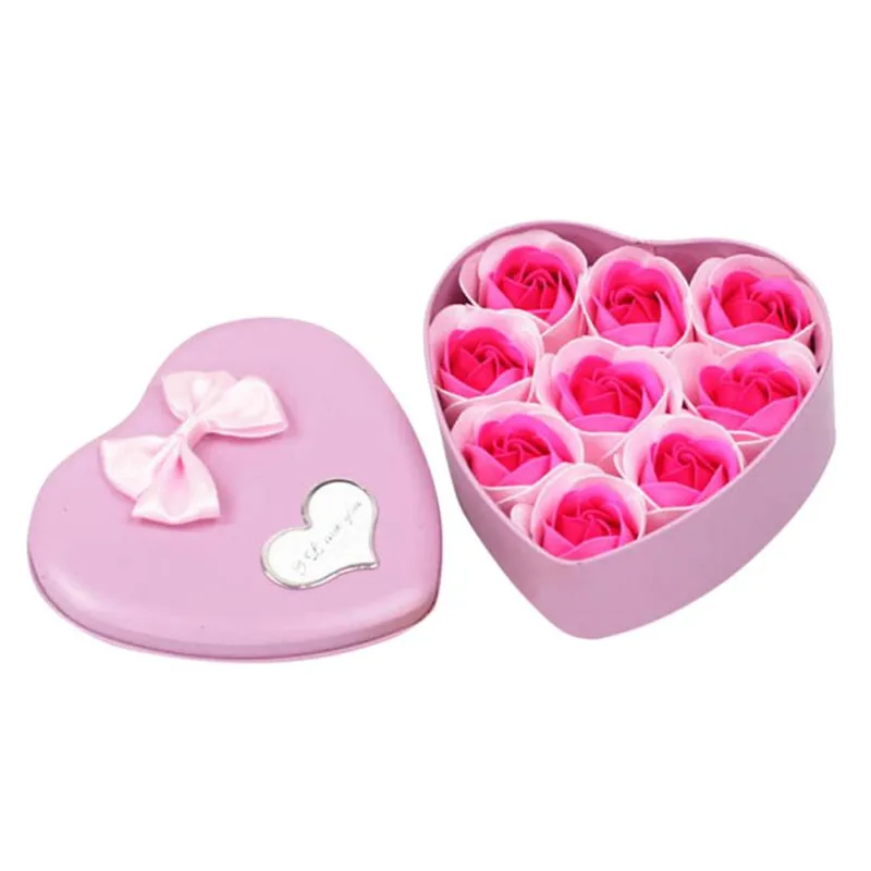 1 Box 9pcs Rose Heart Scented Bath Body Petal Bath shower body wash Rosy Flower Soap Wedding Decoration Gift LOVE Metal box #B5
1 Box 9pcs Rose Heart Scented Bath Body Petal Bath shower body wash Rosy Flower Soap Wedding Decoration Gift LOVE Metal box #B5
