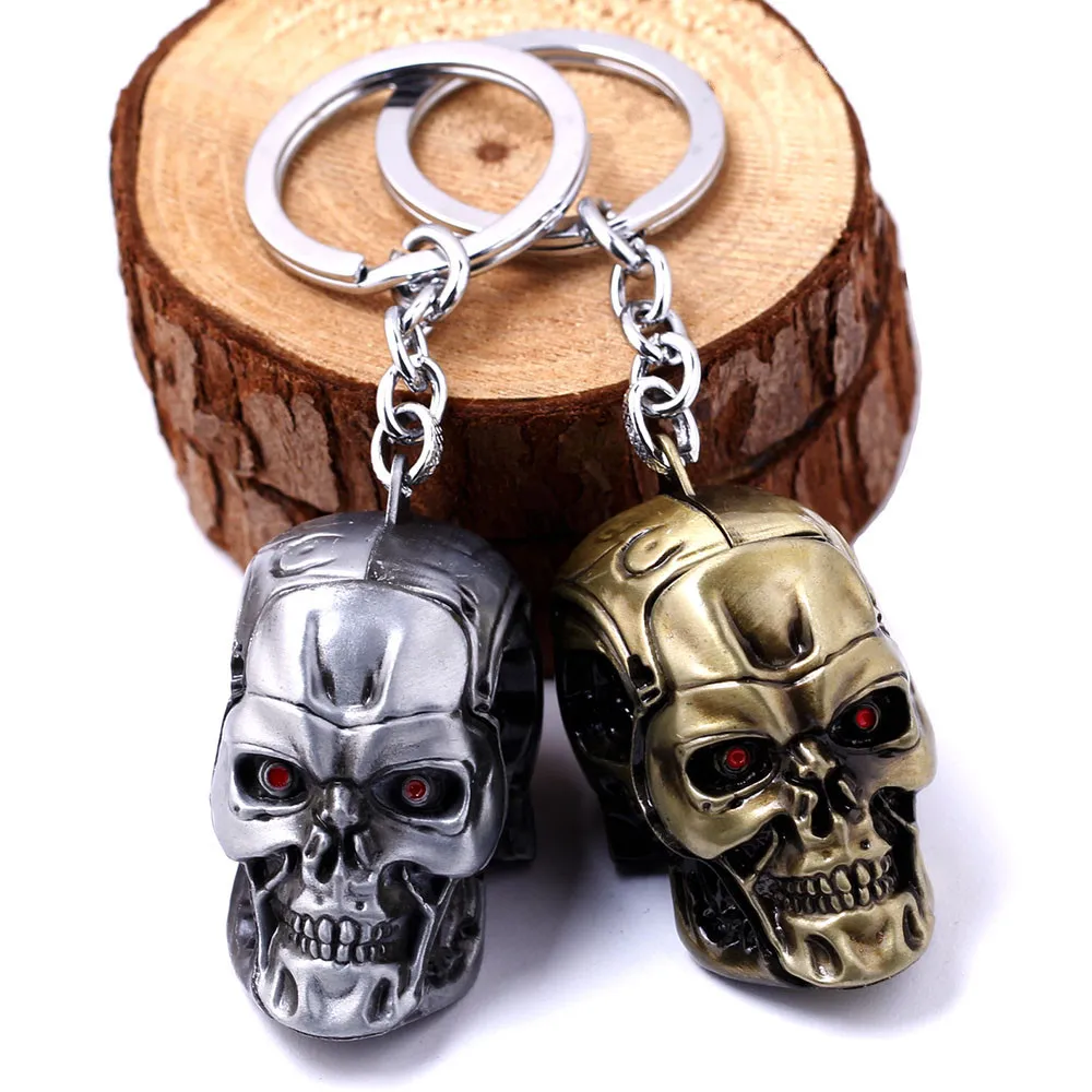2019 The New Hot Terminator 3D Skull Keychain Keyring Skeleton Head Key Chain For Keys Men Women Accessories Gift
2019 The New Hot Terminator 3D Skull Keychain Keyring Skeleton Head Key Chain For Keys Men Women Accessories Gift