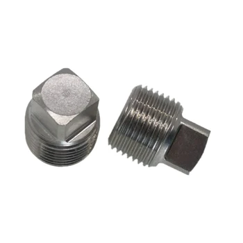 1/8" 1/4" 3/8" 1/2" 3/4" 1" BSP BSPT PT Male Thread 304 Stainless Steel Square Head End Cap Plug Pipe Fitting Coupler Connector
1/8" 1/4" 3/8" 1/2" 3/4" 1" BSP BSPT PT Male Thread 304 Stainless Steel Square Head End Cap Plug Pipe Fitting Coupler Connector