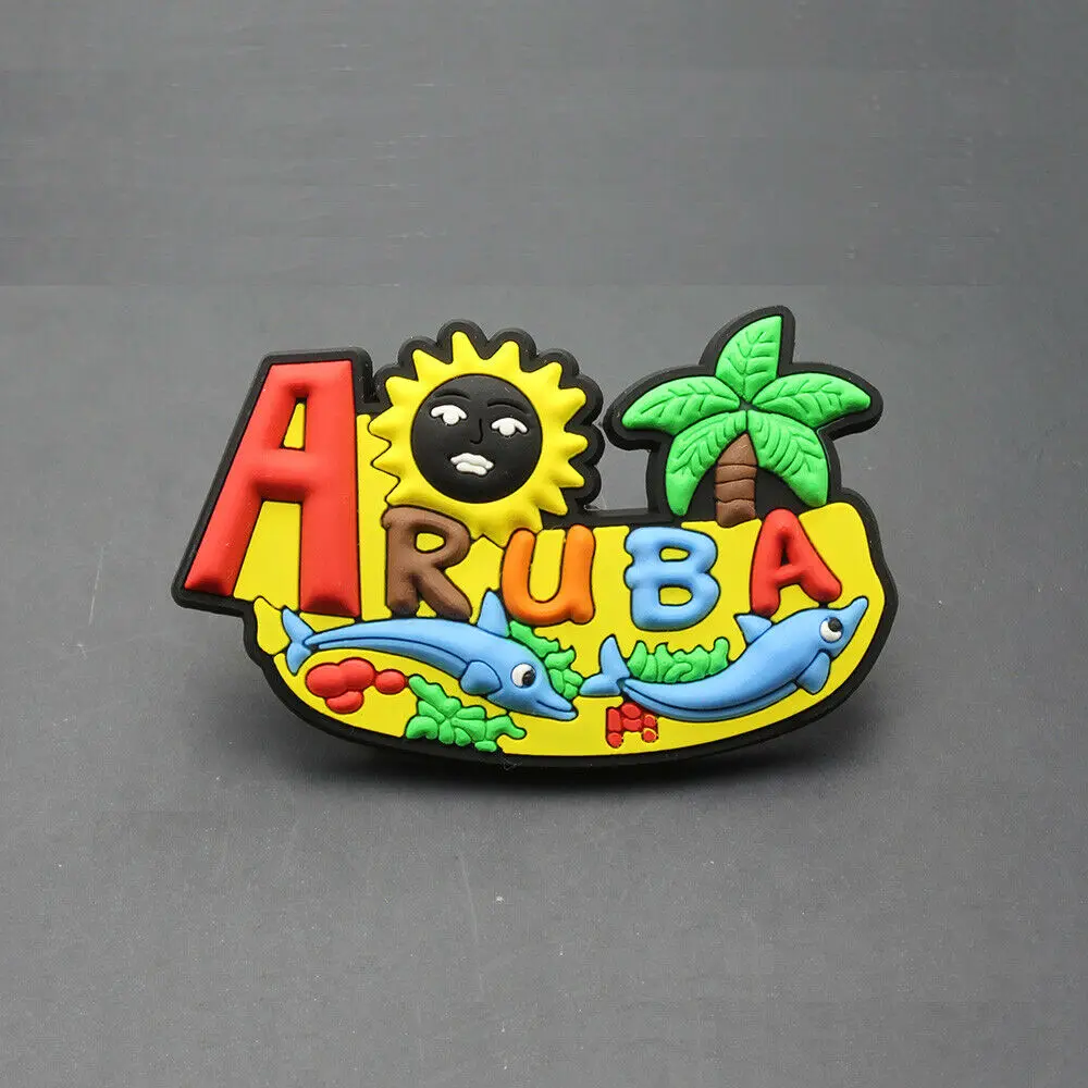 Caribbean Sea ARUBA Tourist Travel Souvenir 3D Rubber Decorative Fridge Magnet Cute GIFT IDEA
Caribbean Sea ARUBA Tourist Travel Souvenir 3D Rubber Decorative Fridge Magnet Cute GIFT IDEA