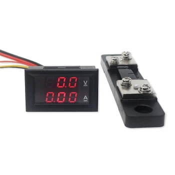 Mini 2 in 1 DC 0-100V/50A Voltmeter Ammeter LED Voltage Detector Current Monitor Meter Ampermeter With 50A Shunt Resistor
Mini 2 in 1 DC 0-100V/50A Voltmeter Ammeter LED Voltage Detector Current Monitor Meter Ampermeter With 50A Shunt Resistor