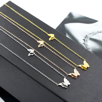 Wholesale New Fashion Women's Jewelry Butterfly Pendant & Necklace Chain Women Lovely Butterfly Pendant Chain Necklace Jewelry
Wholesale New Fashion Women's Jewelry Butterfly Pendant & Necklace Chain Women Lovely Butterfly Pendant Chain Necklace Jewelry