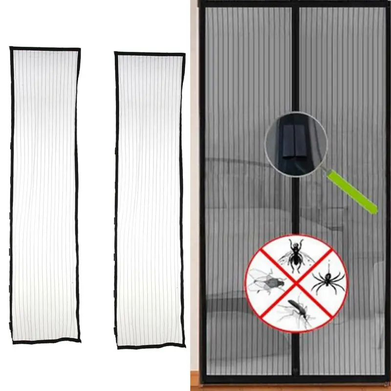 Summer Necessary!! Anti Mosquito Net Door Black Color Curtain Magnets Mesh Anti Insect Mesh Screen Magnets Sandfly Netting
Summer Necessary!! Anti Mosquito Net Door Black Color Curtain Magnets Mesh Anti Insect Mesh Screen Magnets Sandfly Netting