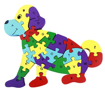 Baby Wooden Puzzle Toy Building Children Cognition Sitting Dog Alphabet Puzzle Assembly Digital Puzzle 3d Building Toys
Baby Wooden Puzzle Toy Building Children Cognition Sitting Dog Alphabet Puzzle Assembly Digital Puzzle 3d Building Toys