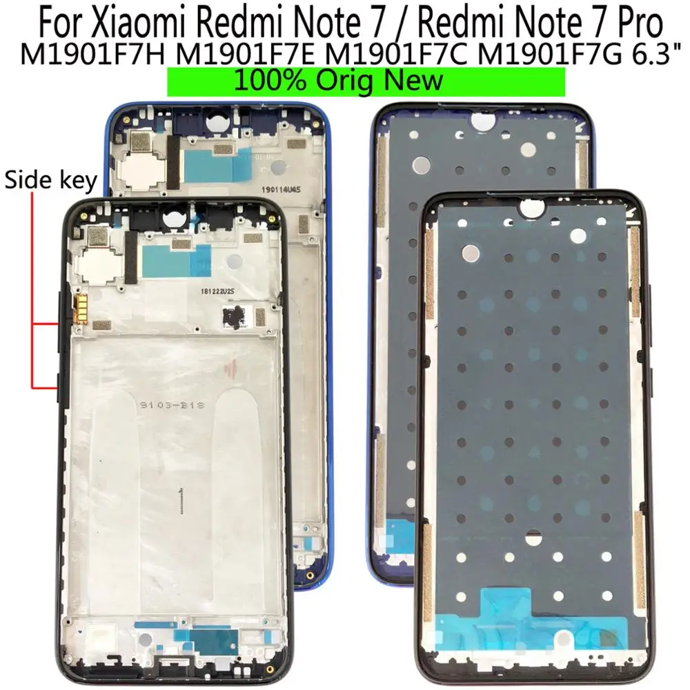 Shyueda 100% Orig New For Xiaomi Redmi Note 7 / Note 7 Pro M1901F7H M1901F7E M1901F7C M1901F7G Front Middle Housing Frame Bezel
Shyueda 100% Orig New For Xiaomi Redmi Note 7 / Note 7 Pro M1901F7H M1901F7E M1901F7C M1901F7G Front Middle Housing Frame Bezel