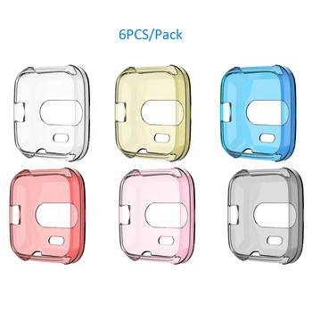 6pcs TPU Skin Shell Case Cover for Fitbit Versa Lite Smart Watch Replacement Protection Watch Case Protector Frame Cover Cases
6pcs TPU Skin Shell Case Cover for Fitbit Versa Lite Smart Watch Replacement Protection Watch Case Protector Frame Cover Cases