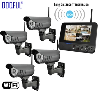 7" LCD Monitor Home Security Camera System Wireless Quad SD Record CCTV DVR PIR Alarm Guard 4CH Digital Surveillance Kit DIY
7" LCD Monitor Home Security Camera System Wireless Quad SD Record CCTV DVR PIR Alarm Guard 4CH Digital Surveillance Kit DIY