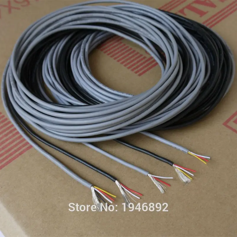 1 Meter UL 2547 28/26/24 AWG Multi-core control cable copper wire shielded audio cable headphone cable signal wire cable
1 Meter UL 2547 28/26/24 AWG Multi-core control cable copper wire shielded audio cable headphone cable signal wire cable