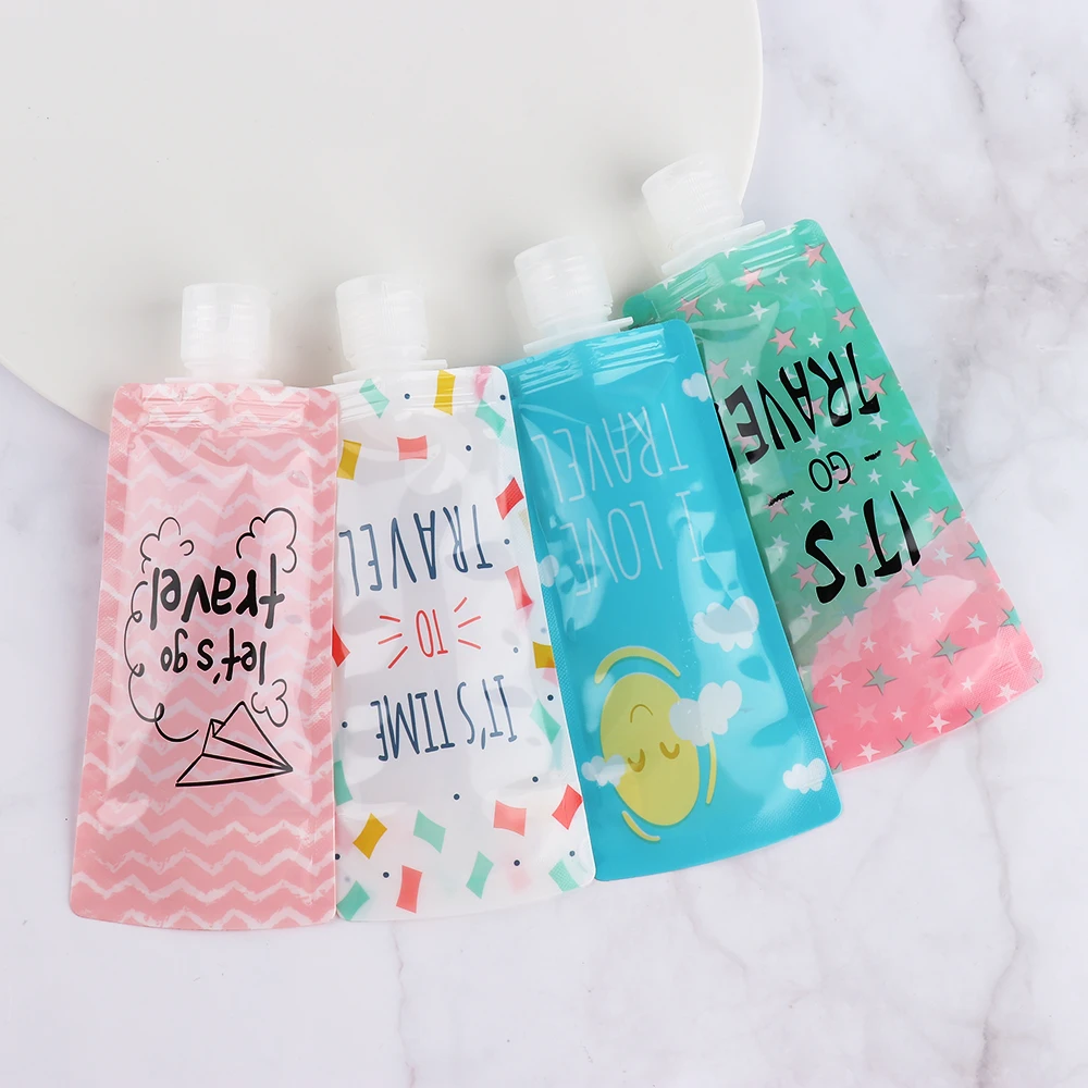 100 ML Shampoo Storage Bag Portable Liquid Dispensing Bag Candy Color Lotion Packing Bottle Squeeze Makeup Container Travel
100 ML Shampoo Storage Bag Portable Liquid Dispensing Bag Candy Color Lotion Packing Bottle Squeeze Makeup Container Travel