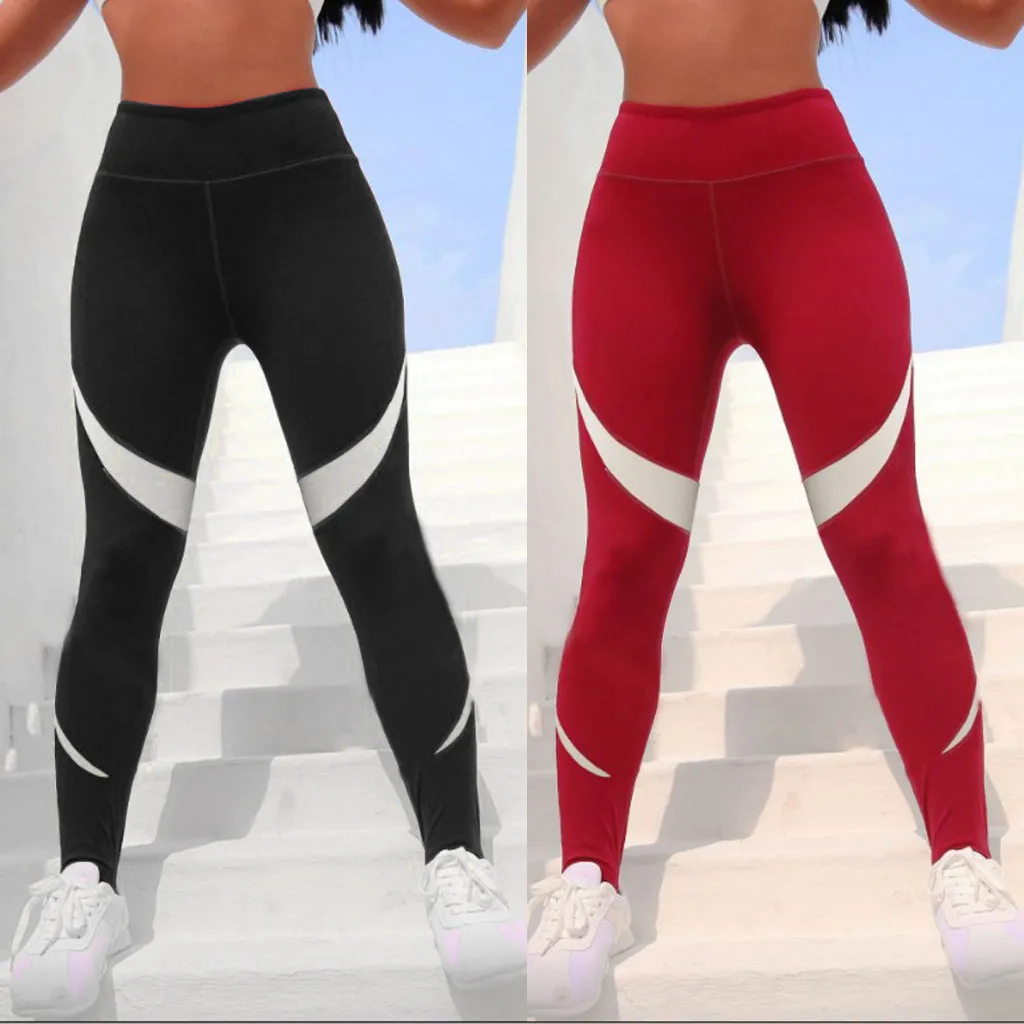 Ms digital honeycomb Black and Red Hips elastic Quick-drying Professional Running Leggins Sport Fitness Tights Trousers 5.24 | Спорт и
