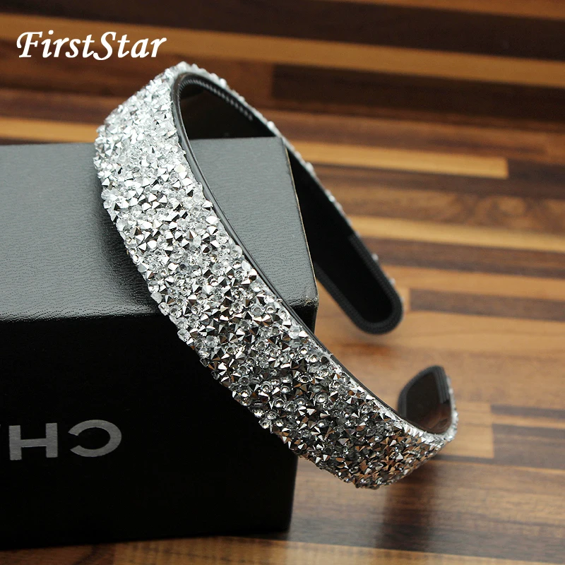 FirstStar Trendy Charm Luxury Hair Ornament Silver Rhinestone Hairband Full Crystal Headband For Women Wedding Accessories Party
FirstStar Trendy Charm Luxury Hair Ornament Silver Rhinestone Hairband Full Crystal Headband For Women Wedding Accessories Party